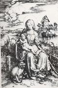 Albrecht Durer The Madonna with the Monkey France oil painting artist